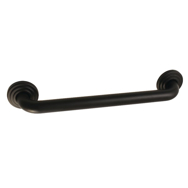 Traditional DR314160 Restoration 16" Decorative 1-1/4" OD Grab Bar, Matte Black, 19.06 L, Brass